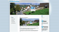 Desktop Screenshot of oberhallau.ch