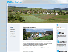 Tablet Screenshot of oberhallau.ch
